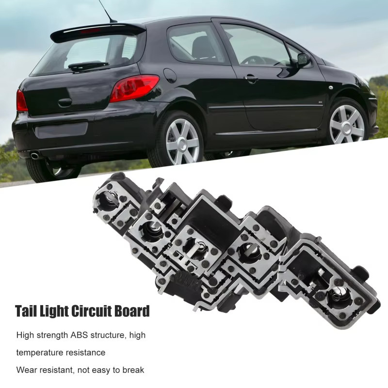 DOACT Rücklichtplatine in Schwarz, hochtemperaturbeständiger 6-poliger Ersatz für Peugeot 307 Schrägheck 2008–2013 - Bild 4