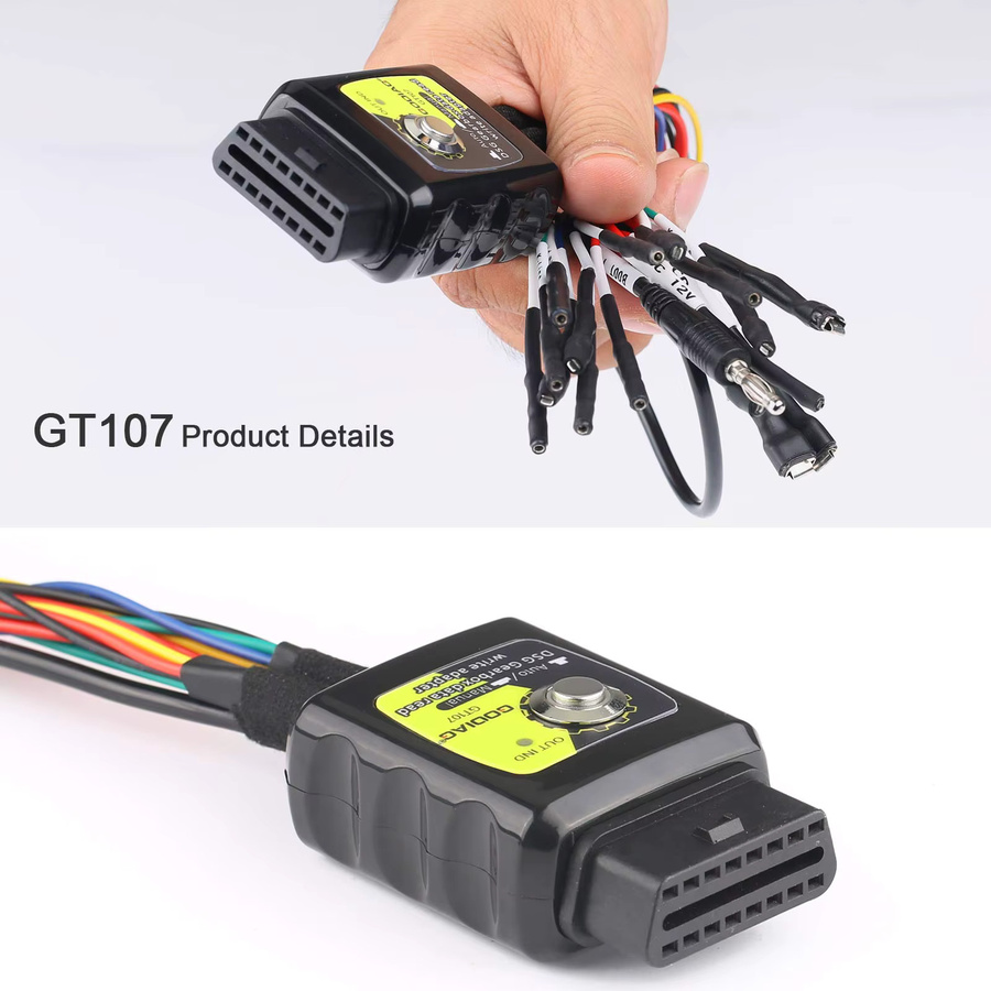 GODIAG GT107 + GT105 II DSG Plus Getriebedatenadapter für DQ250, DQ200, VL381, VL300, DQ500 und DL501 - Bild 1