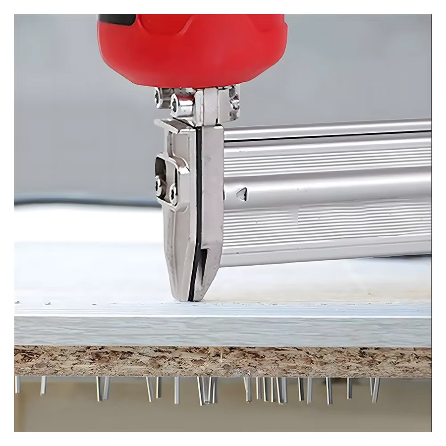 Podofo Elektrische Nagelpistole 2600W in Rot für Holzrahmen und Möbelbau aus Aluminiumlegierung - Bild 3