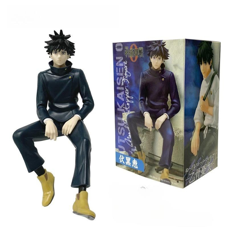 Fashnics Jujutsu Kaisen Anime Figur Gojo Satoru und Fushiguro Megumi PVC Modell in Weiß und Schwarz, Höhe: 17 cm - Bild 3