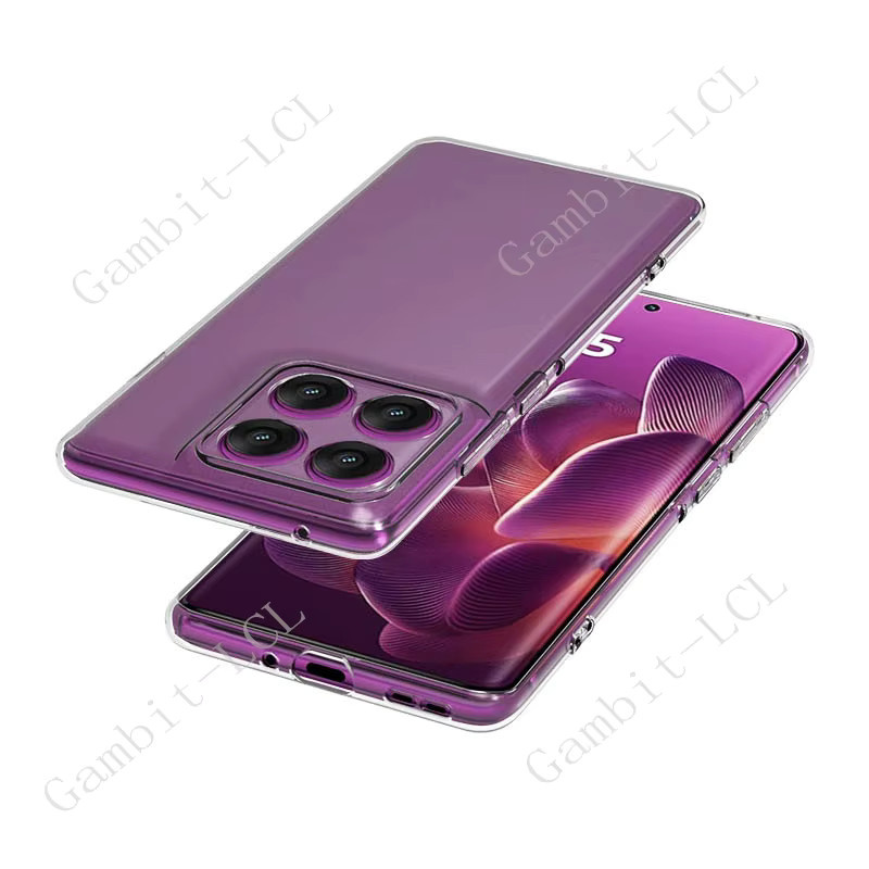 Stoßfeste TPU Schutzhülle für Motorola Edge 70 und Moto X70 Air 2025 in Transparent - Bild 3