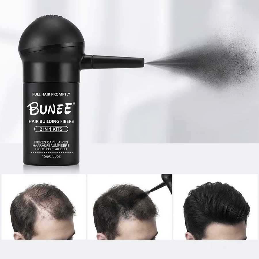 BUNEE Haarfaser-Set Haarverdichtungsfasern, 15 g, Herren - Bild 4