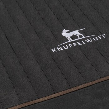 Knuffelwuff Hundematte Palomino Orthopädisch aus Kunstleder mit abnehmbarem Bezug Schwarz XXL - Bild 4