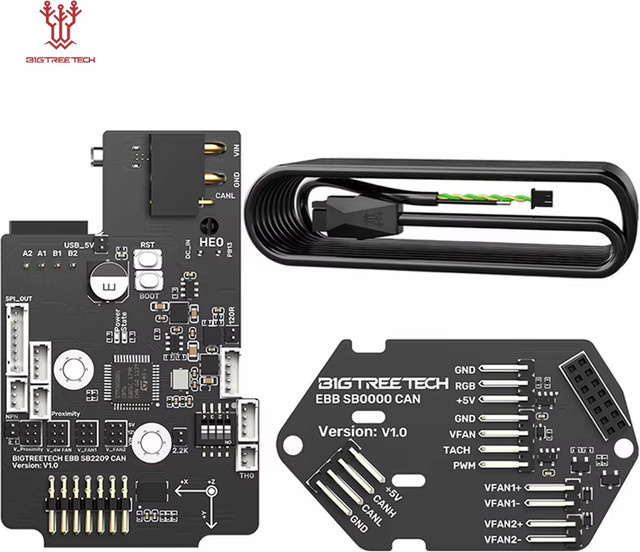 BIGTREETECH EBB SB2209 CAN/USB-Board für Klipper Voron StealthBurner in Schwarz - Bild 1
