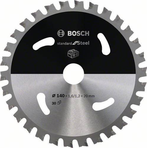 Bosch Kreissägeblatt Standard for Steel für Akkusägen, Durchmesser: 140 mm, Bohrung: 20 mm, 30 Zähne - Bild 1
