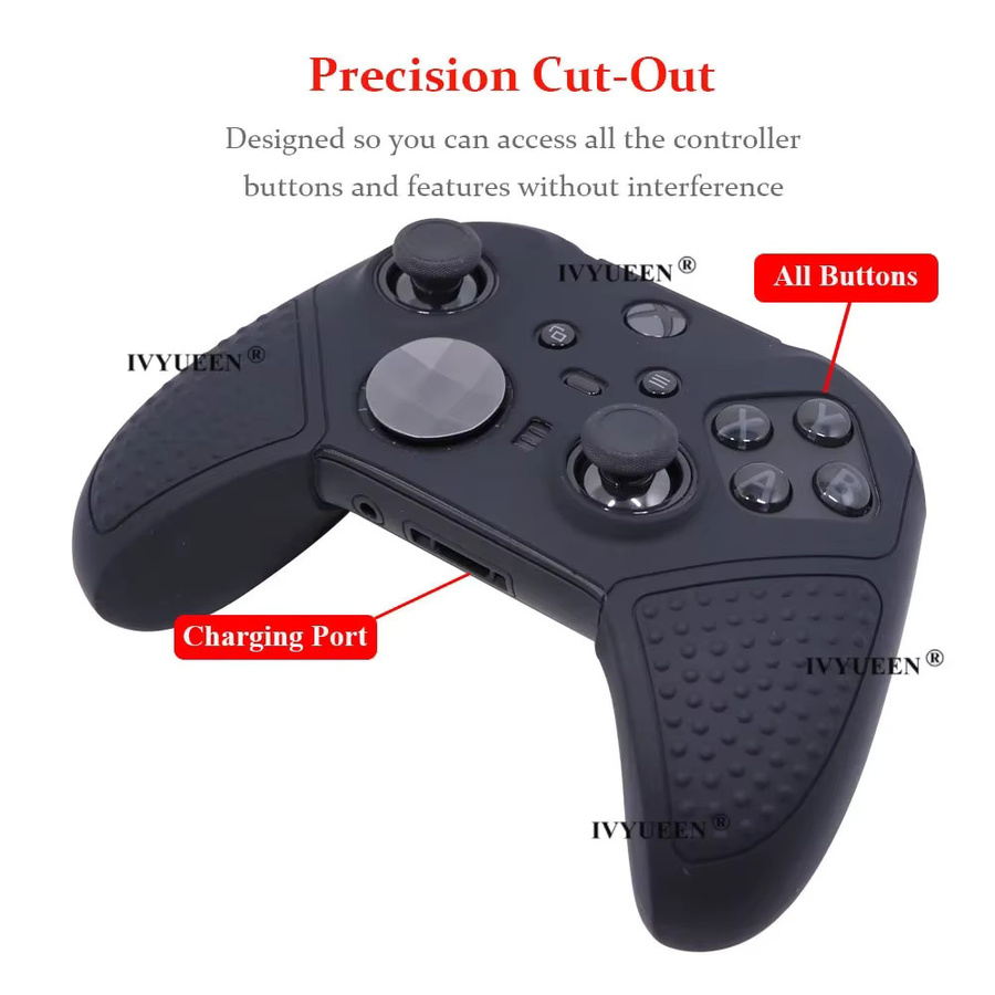 IVYUEEN Anti-Rutsch-Silikonhülle für Xbox Elite Series 2 S2 Core Controller in MixColor - Bild 4
