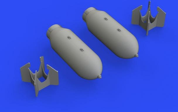 Eduard US 1000lb bombs, Modellbau, 1:32, Grau - Bild 1