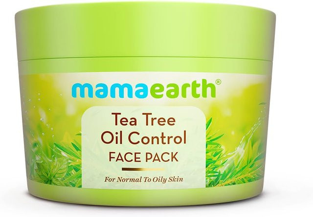Mamaearth Teebaumöl Gesichtsmaske, 200g, Fettige Haut - Bild 1