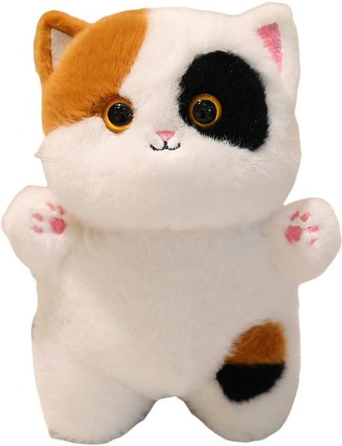 Yiran toy Plüschkatzenspielzeug, Britisch Kurzhaar, Grau, Orange, 15-20cm - Bild 1