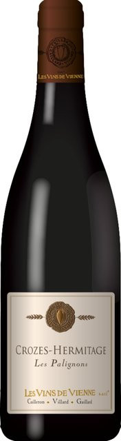 Les Vins de Vienne Les Palignons Crozes-Hermitage Rotwein, Syrah, 2022, trocken, Frankreich, 0,75 l - Bild 1
