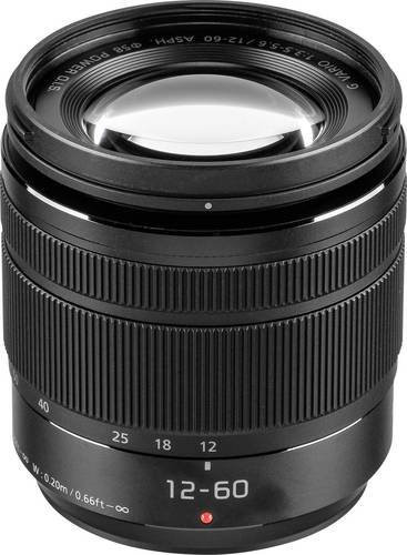Panasonic H-FS12060E Weitwinkel-Zoom-Objektiv f/3.5 - 5.8 12 - 60 mm für Micro Four Thirds in Schwarz - Bild 1