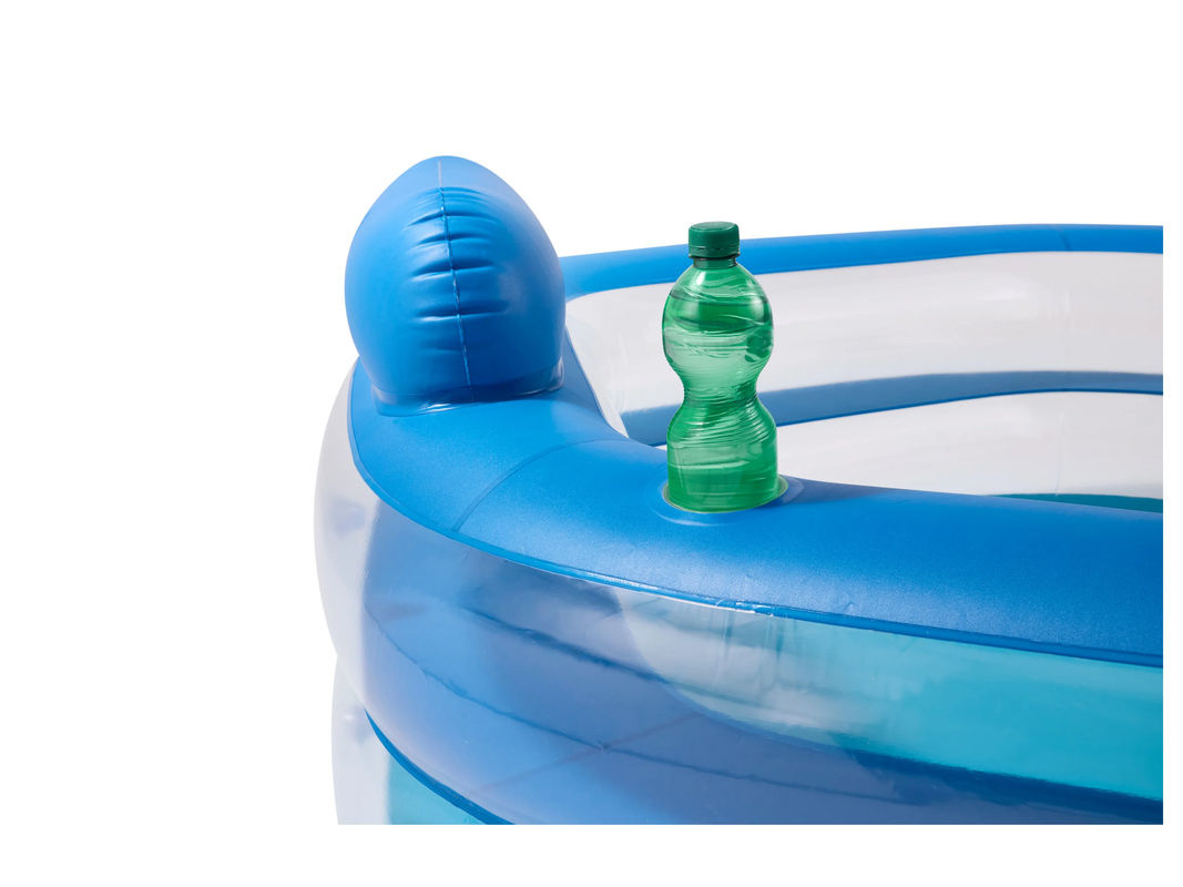 CRIVIT Jumbo-Freizeitpool sechseckig aufblasbar B: 530 cm, H: 186 cm, T: 186 cm - Bild 3