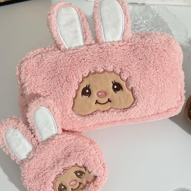 Linyi toy Monchhichi Tasche Geldbörse, Schlüsselanhänger, Reißverschlusstasche - Bild 1