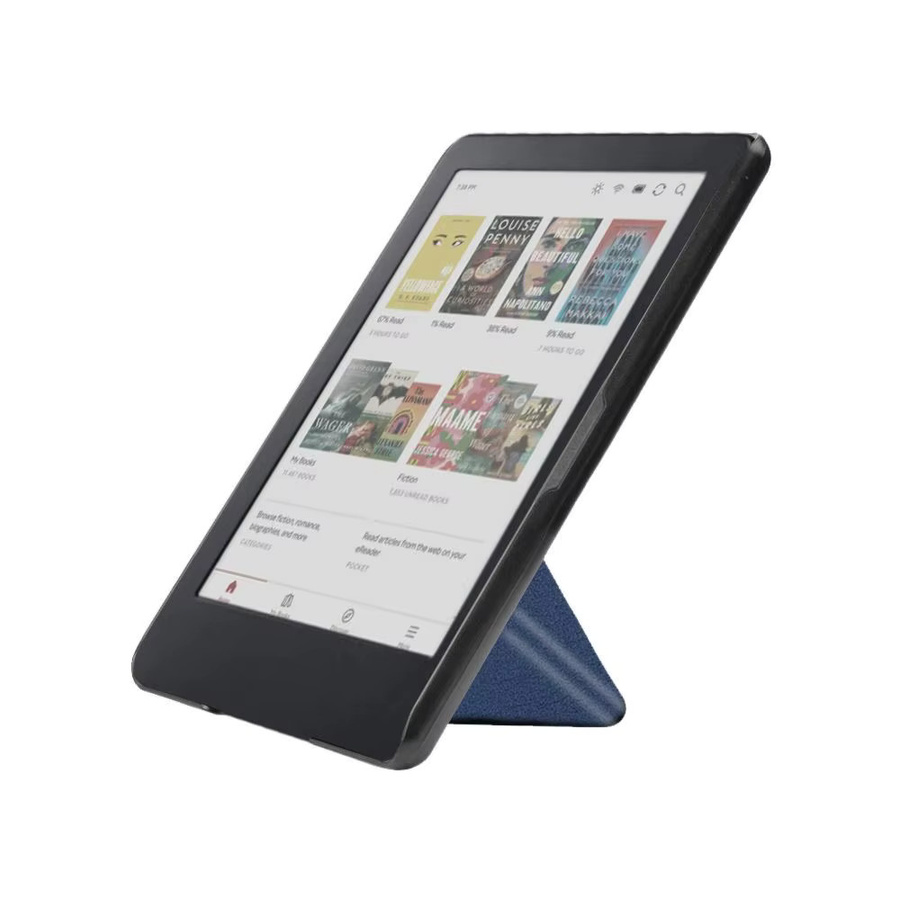 Universal faltbares E-Reader Case für Kobo Clara Color BW 2024 und 6 Zoll Geräte, stoßfestes Folio mit Auto Wake/Sleep Funktion in Schwarz oder Rot - Bild 3