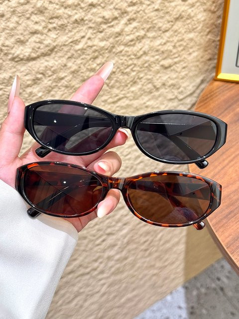 CAIPAI Sonnenbrille Cat Eye, Vollrand, Kunststoff - Bild 1
