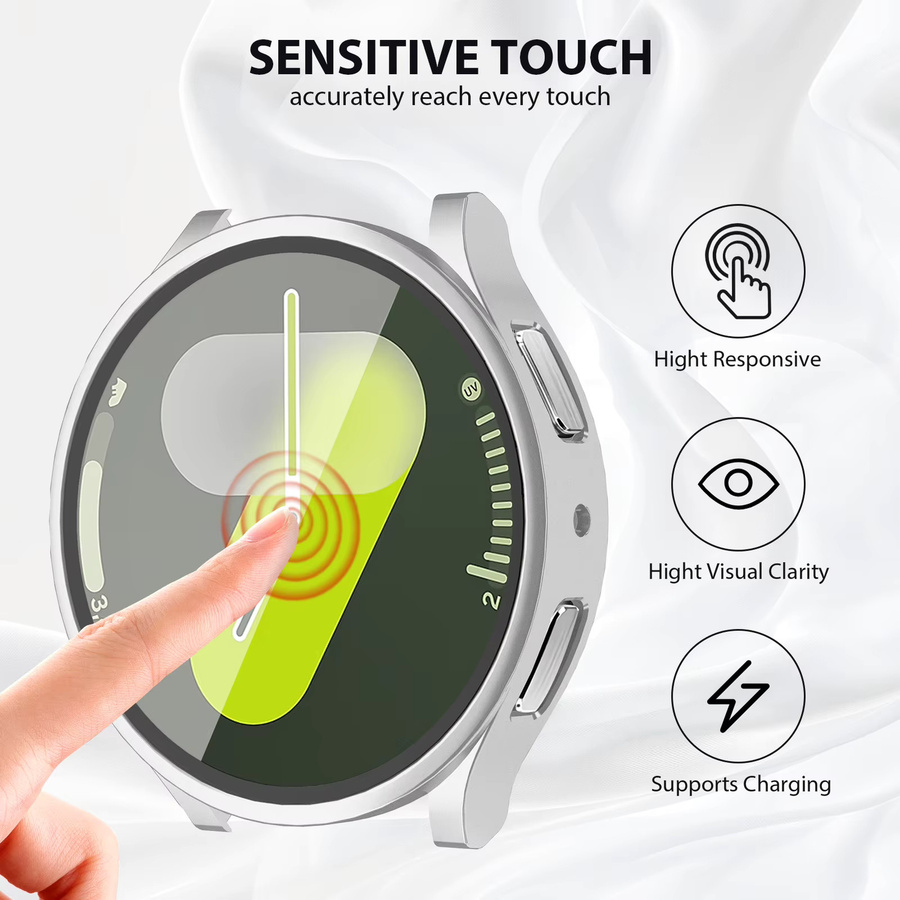 Samsung Uhrenzubehör, Displayschutzfolie und Hülle, Galaxy Watch 7 44 mm 40 mm - Bild 2