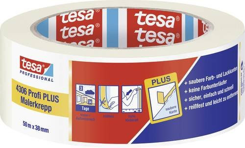 tesa tesakrepp Kreppband Beige Breite: 38 mm, Länge: 50 m - Bild 1