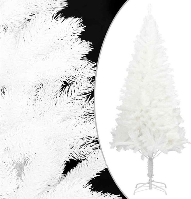 Vidaxl Künstlicher Weihnachtsbaum in Weiß, Höhe: 120 cm, Breite: 75 cm, Tiefe: 75 cm - Bild 1