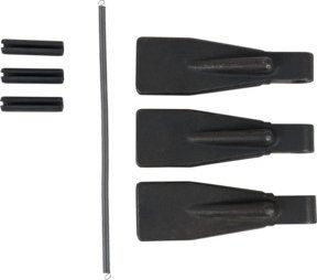 KS Tools Ersatzbackensatz für 450.0080, 7-teilig, Schwarz - Bild 1
