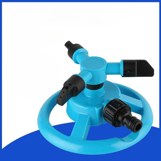 Chenxiaogang Automatischer 360 Grad Rotierender Gartensprinkler für die Rasenbewässerung in Blau - Bild 1