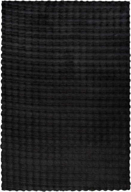 Padiro Hochflorteppich Hailey 125 in Schwarz, B/H/L: 120 x 3 x 160 cm - Bild 1