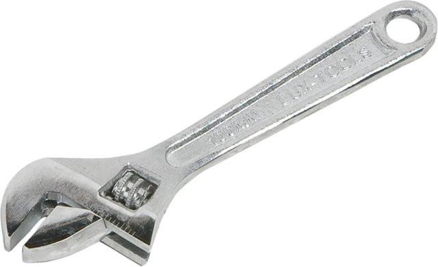 LUX-TOOLS Rollgabelschlüssel Classic in Silber aus Stahl, Breite: 100 mm - Bild 1