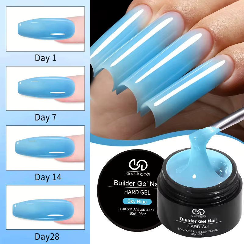 DUOLINGDAI Milky Smooth Builder Gel, 30 g, Glänzend - Bild 2