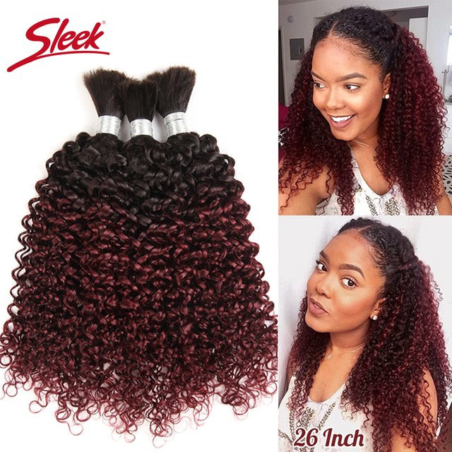 Sleek Remy Lockiges Haar Bundles, Ombre, Unisex - Bild 1