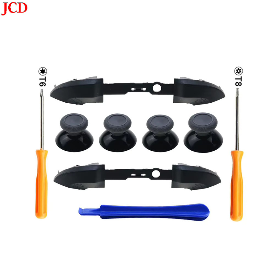 JCD 2 Sets RB LB Stoßstangentasten und Trigger Button Mittelhalter für Microsoft Xbox Series X S Controller inklusive Schraubendreher-Werkzeug - Bild 1
