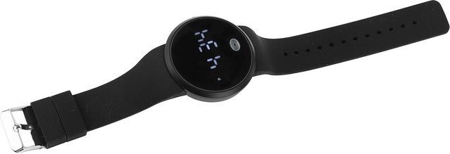 KaiSai Digitaluhr, Kunststoff, Schwarz, Unisex - Bild 1