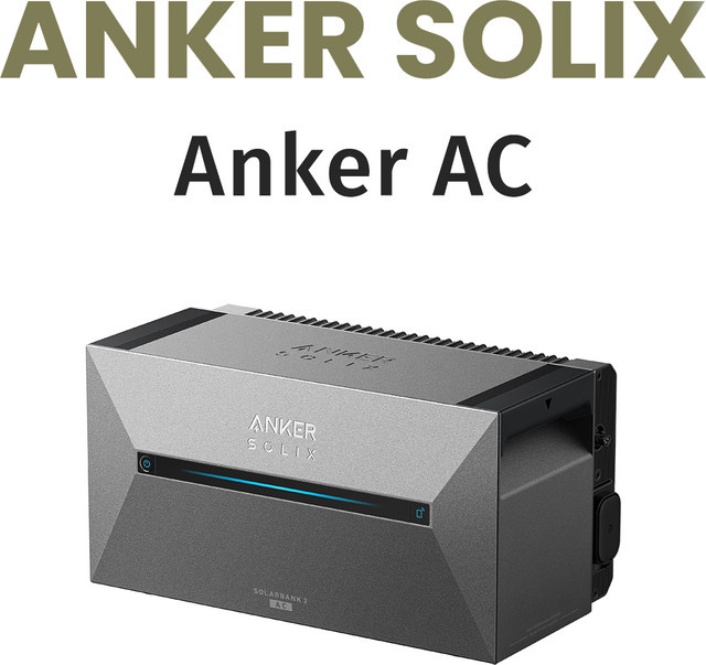 Anker SOLIX Solarbank 2 E1600 AC Speicher in Grau mit 1600Wh Kapazität - Bild 1