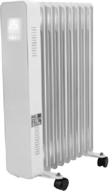 Jet-Line Ölradiator Elektroheizung mit 9 Rippen, 2000 W, Weiß - Bild 1