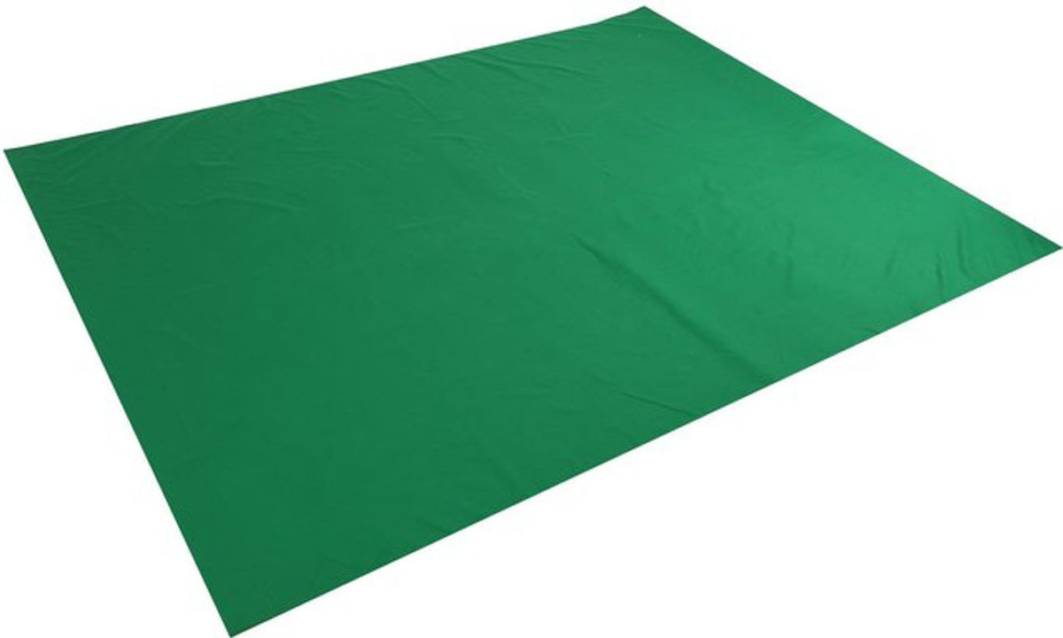 OutsideWorld Greenscreen Hintergrund aus Vliesstoff in Grün, B: 200 cm, H: 150 cm - Bild 1