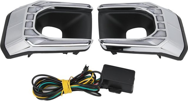 Kkmoon LED-Tagfahrlicht Paar in Schwarz als Ersatz für Hilux Revo Rocco 2020-2021 - Bild 1