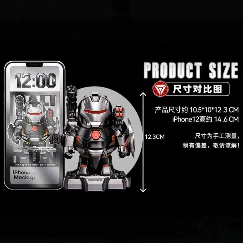 Marvel Mecha-Enten-Figur, Schwarze Krieger-Version, Einzelfigur - Bild 2