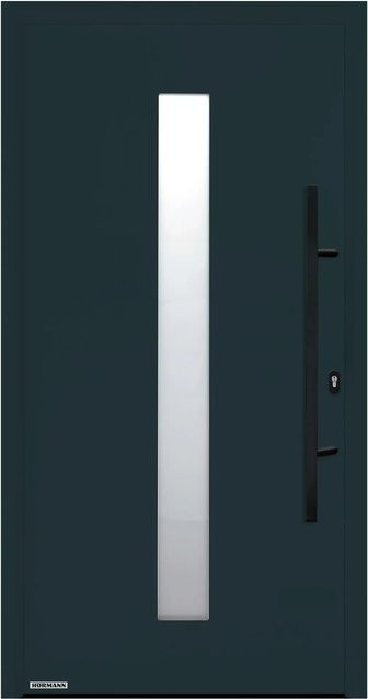 Hörmann Haustür Thermo65 Motiv 610S mit Glaseinsatz Anthrazitgrau B: 110 cm, H: 210 cm, DIN Rechts - Bild 1