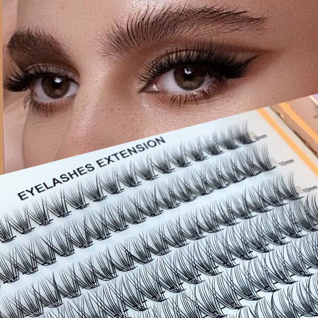 JUJU Dream DIY-Cluster-Falsche Wimpern, natürlich, Unisex - Bild 1