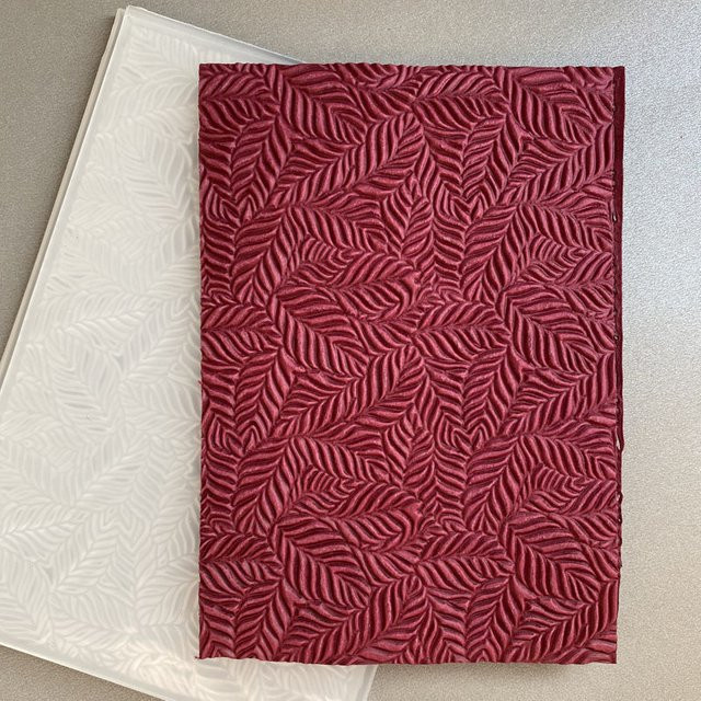 Hintergrundvorlage für 3D Leaf Pattern Art, geprägtes Bastelpapier für DIY-Sammelalben und Fotoalben - Bild 1