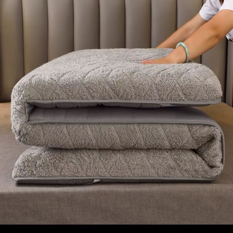 Nfshdream Tragbare Tatami Matratze mit Lammwolle und Flanell-Baumwoll-Füllung für Studenten und Schlafsaal - Bild 2