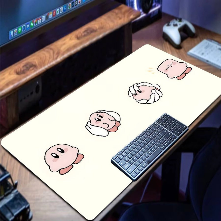 K-Kirby Star Gaming Mauspad Sakura Anime Design in Weiß - Bild 6