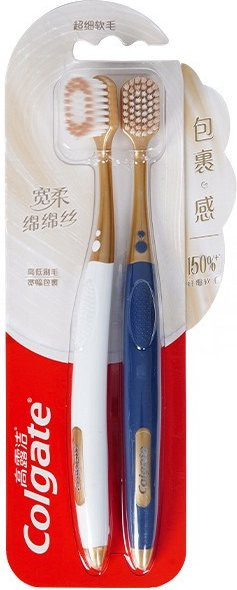 Colgate Sanfte Zahnbürste, weiche Borsten, breiter Kopf - Bild 1
