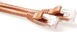 ACT CAT6 U/UTP Patchkabel Snagless Ethernet LAN Kabel Braun 20 m - Bild 1