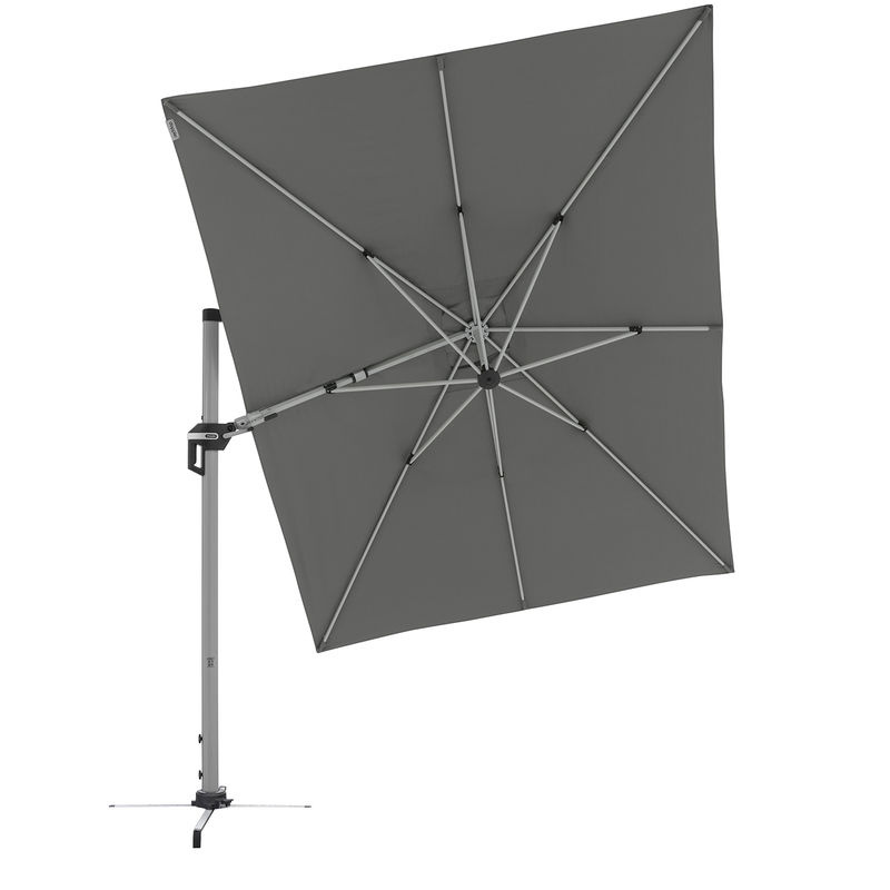 Doppler Ampelschirm Active II in Anthrazit mit Aluminiumgestell und Polyesterbespannung, B: 350 cm, T: 260 cm - Bild 2