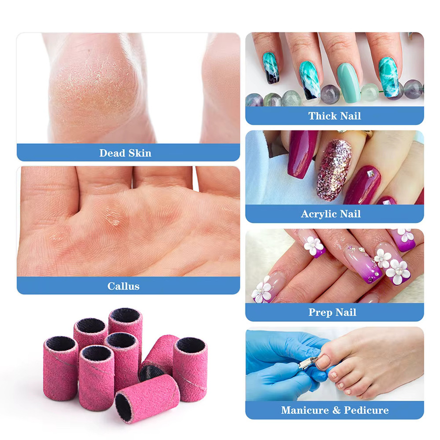 50 Stück Schleifbänder für Nagelbohrer, Maniküre und Fußpflege - Bild 3