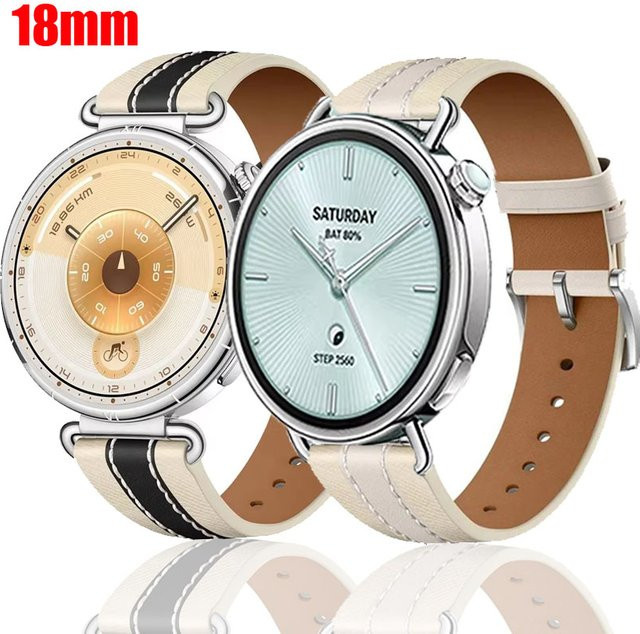 Uhrenarmband Leder, 18mm, Unisex - Bild 1