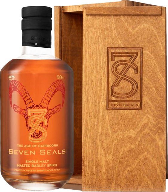 Seven Seals Innovation The Age of Capricorn Single Malt Whisky, Schweiz, 49,7 % Vol., 0,5 l - Bild 1