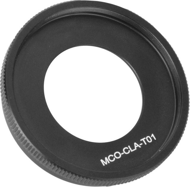 MCO CLA T01 Objektivadapterring aus Aluminiumlegierung für 40,5 mm Filter, passend für Olympus TG6 und TG5, Schwarz - Bild 1