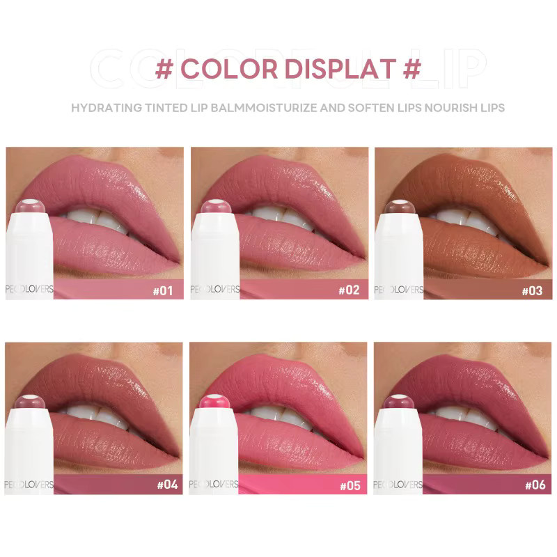 PECOLOVERS Lippenstift für Damen, wasserfest, natürlich - Bild 2