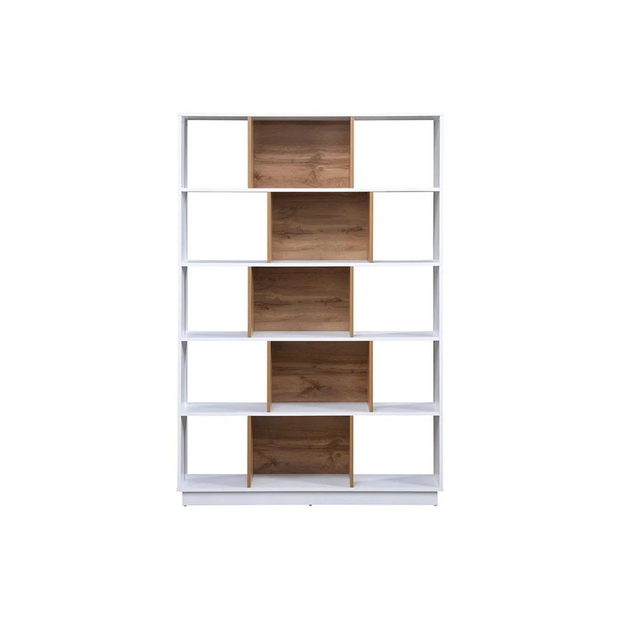 Vente-unique Bücherregal Dalenor in Weiß, Breite: 120 cm, Höhe: 180 cm, Tiefe: 30 cm - Bild 2