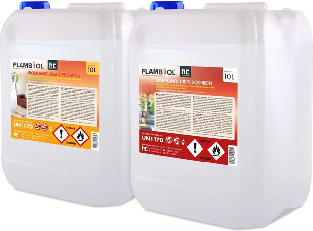 Flambiol Probierset Bioethanol transparent 2 x 10 l - Bild 1